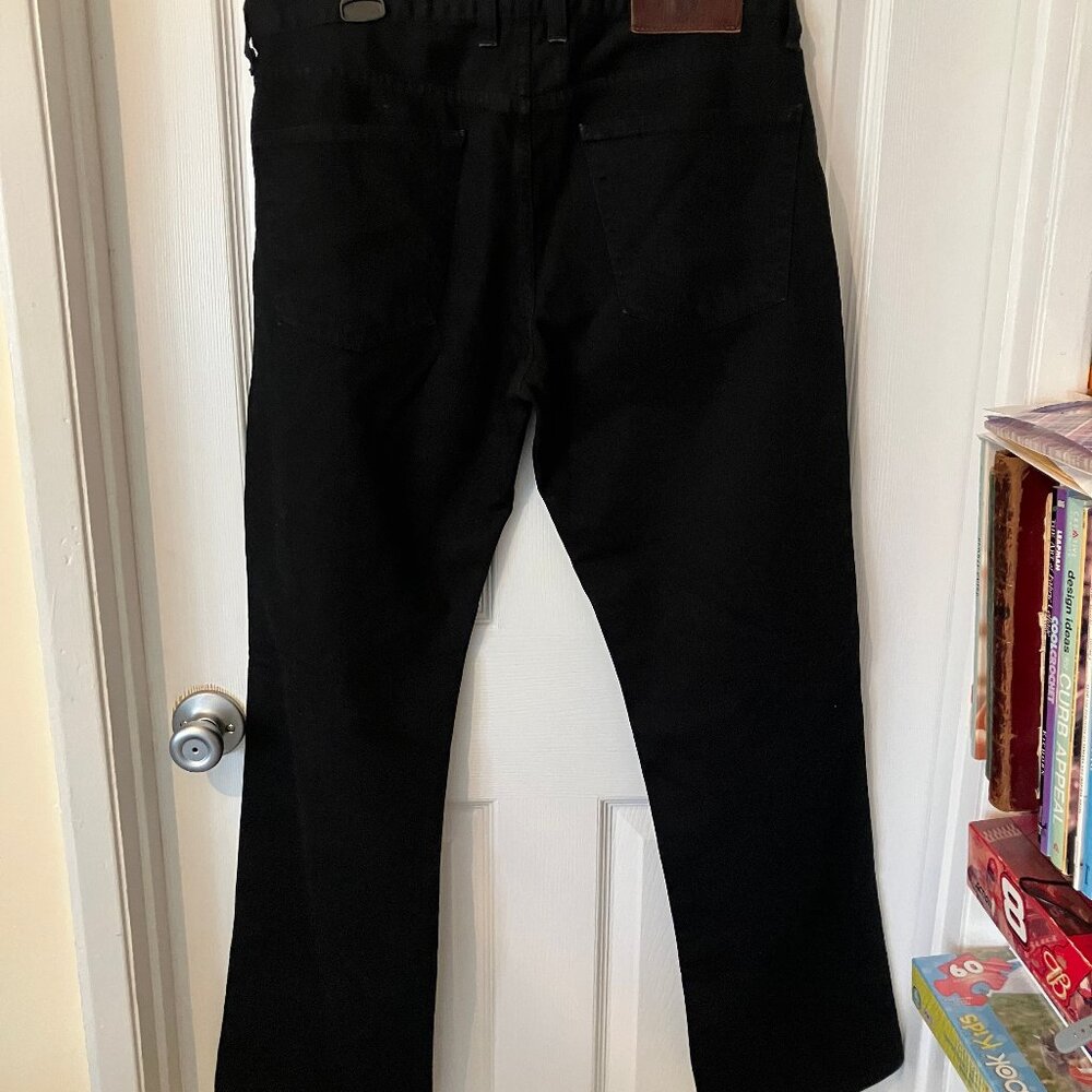 Lucky Brand Mens Jeans, Black Denim, Reg. Inseam, Made in America, Size 33 - Picture 2 of 15